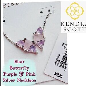 Kendra Scott, Butterfly Necklace, with Kendra’s Yellow, Gift Box & Pouch, NWT!